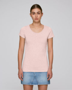 Stanley/Stella Loves T-Shirt in der Farbe „Cream Heather Pink“ für die Frühjahr/Sommer-Saison 2019